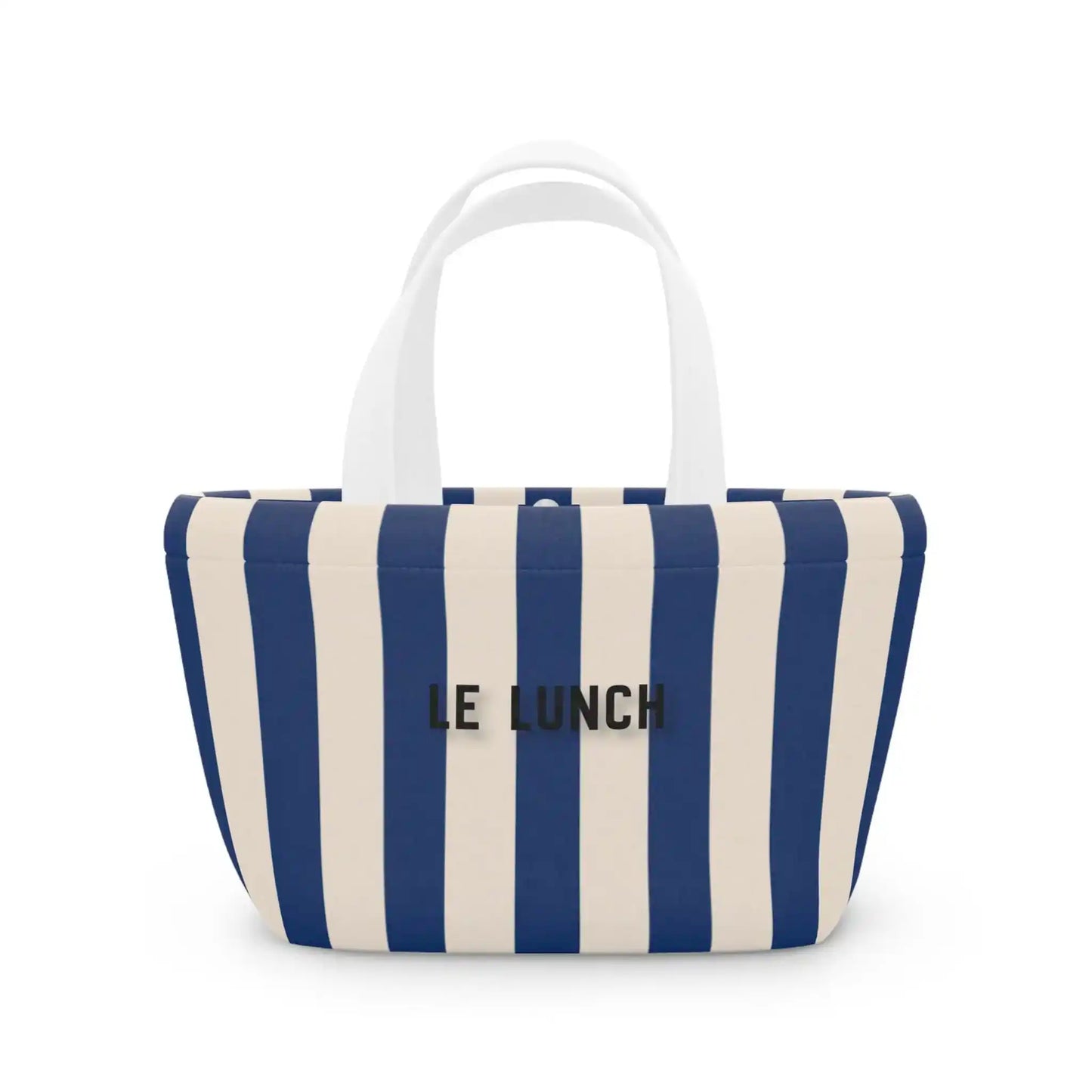 MARA LE LUNCH INSULATED TOTE STRIPED BLUE