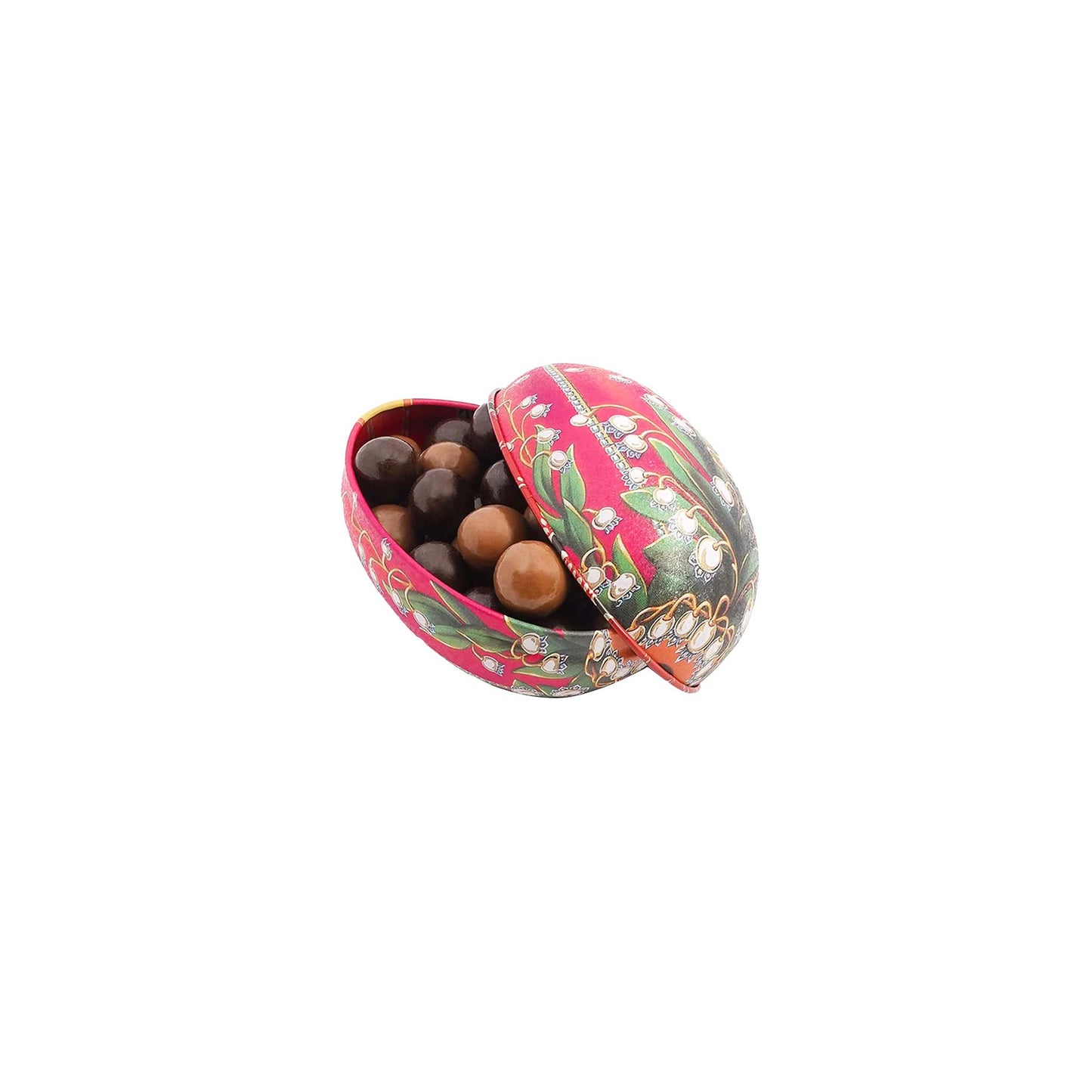 LE PETIT DUC MINI FABERGE EGG WITH CHOCOLATE PEARLS 50g