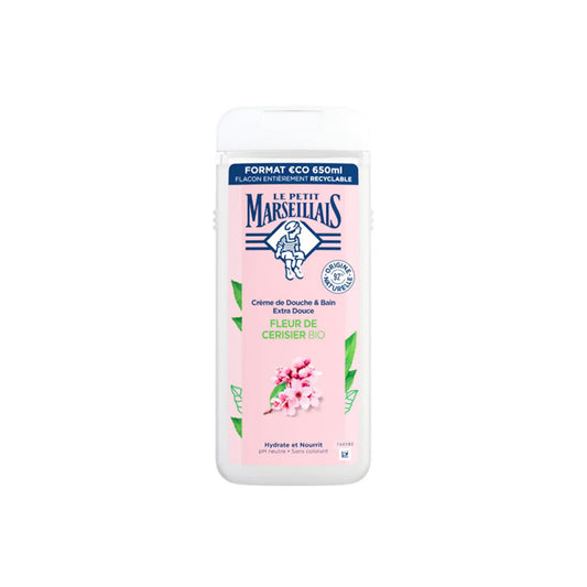 LE PETIT MARSEILLAIS CHERRY FLOWER SHOWER GEL 650ml
