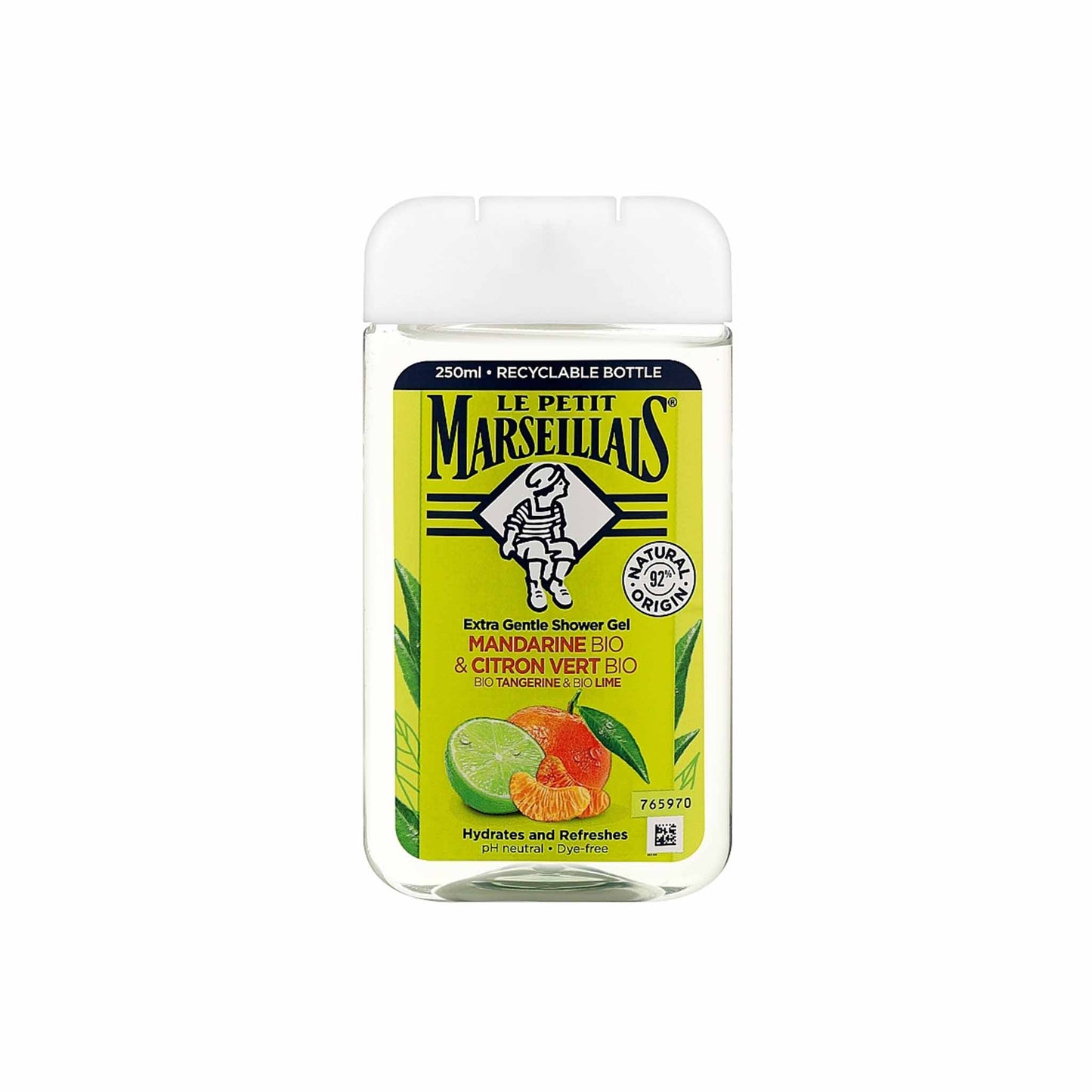 LE PETIT MARSEILLAIS MANDARIN & LIME SHOWER GEL 250ml