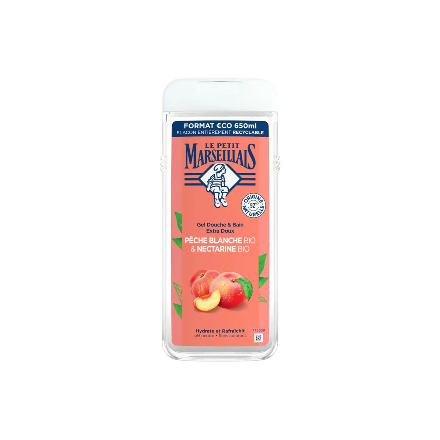LE PETIT MARSEILLAIS PEACH & NECTARINE SHOWER GEL 650ml