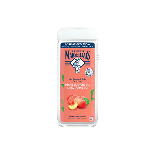 LE PETIT MARSEILLAIS PEACH & NECTARINE SHOWER GEL 650ml