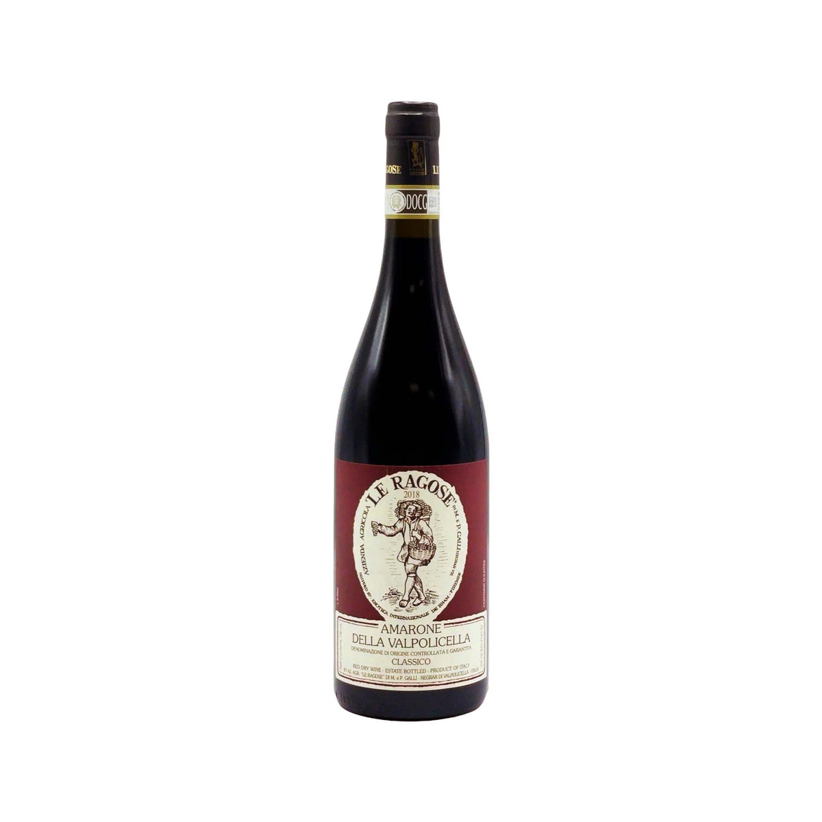 LE RAGOSE AMARONE DELLA VALPOLICELLA CLASSICO 2018 750ml – monsieur ...