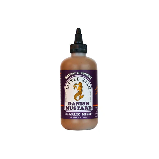 LITTLE ZING GARLIC MISO DANISH MUSTARD SQUEEZE BOTTLE 10oz