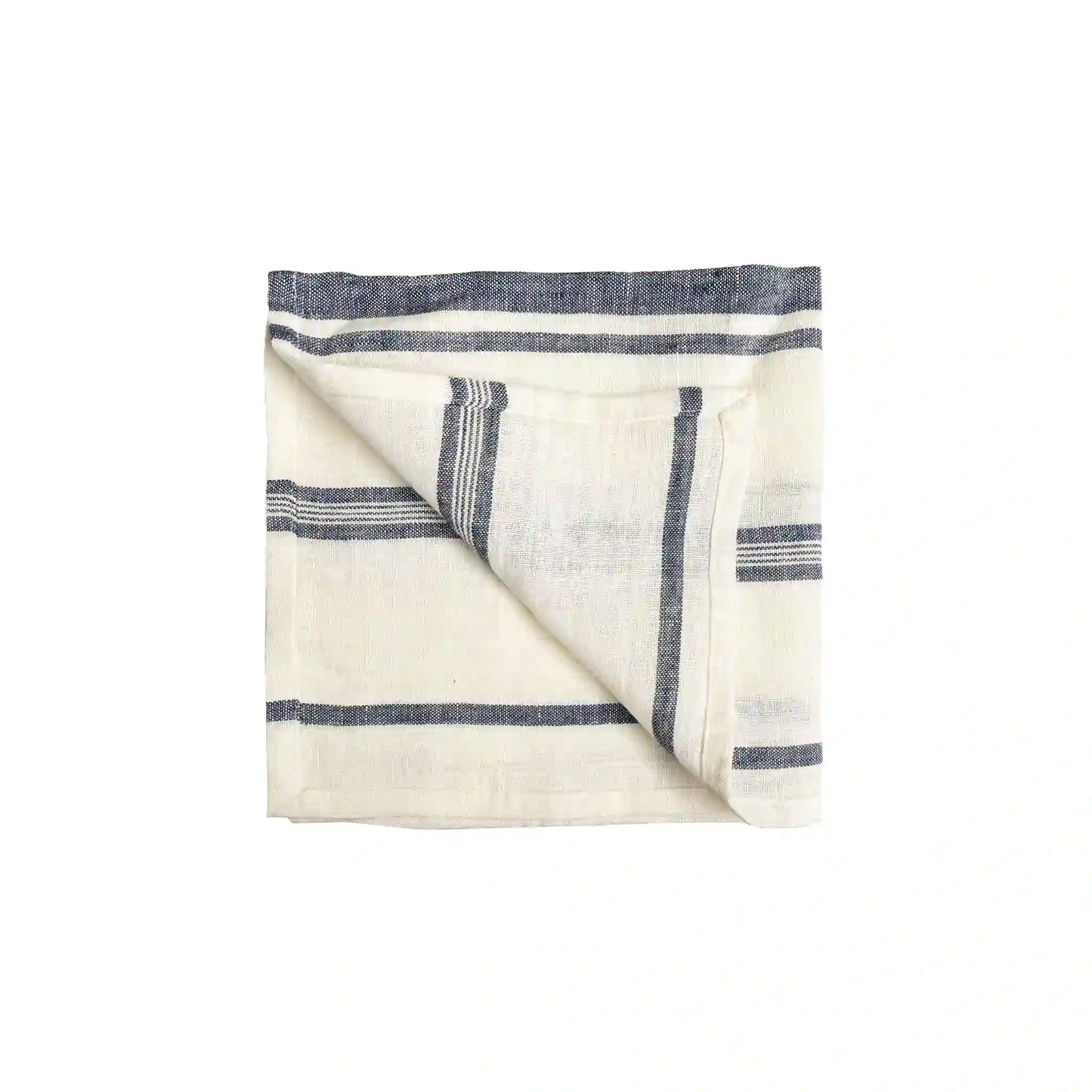 LIVE LINEN DENISE NAPKIN STRIPED - BLUE