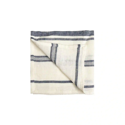 LIVE LINEN DENISE NAPKIN STRIPED - BLUE