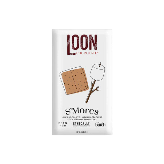 LOON MILK CHOCOLATE S'MORES BAR 2.5oz