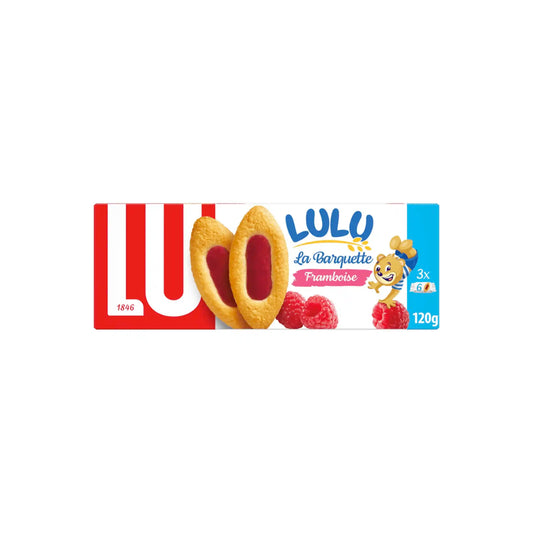 LU BARQUETTE RASPBERRY COOKIE 120g