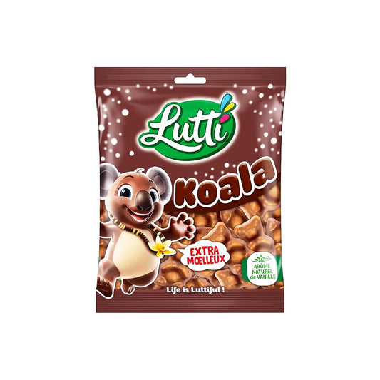 LUTTI KOALA MILK CHOCOLATE COATED MARSHMALLOWS 100g