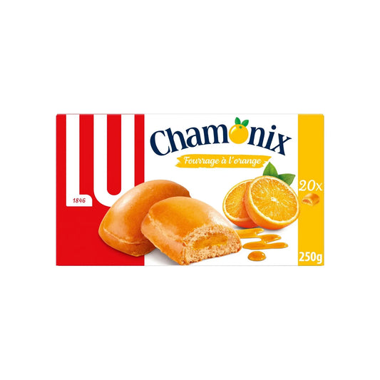 LU CHAMONIX ORANGE COOKIES 250g