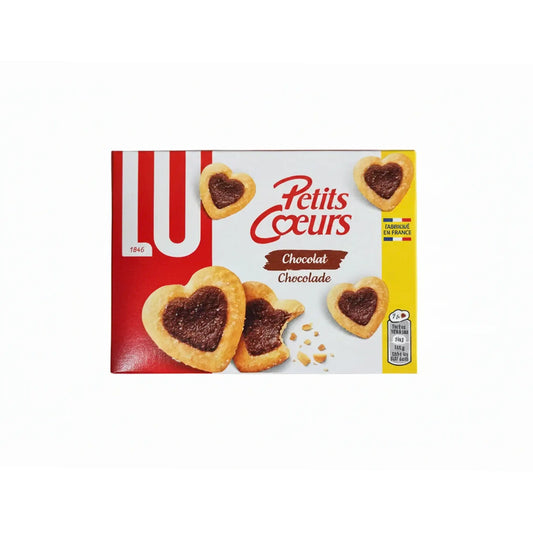 LU PETITS COEURS CHOCOLATE COOKIES 125g
