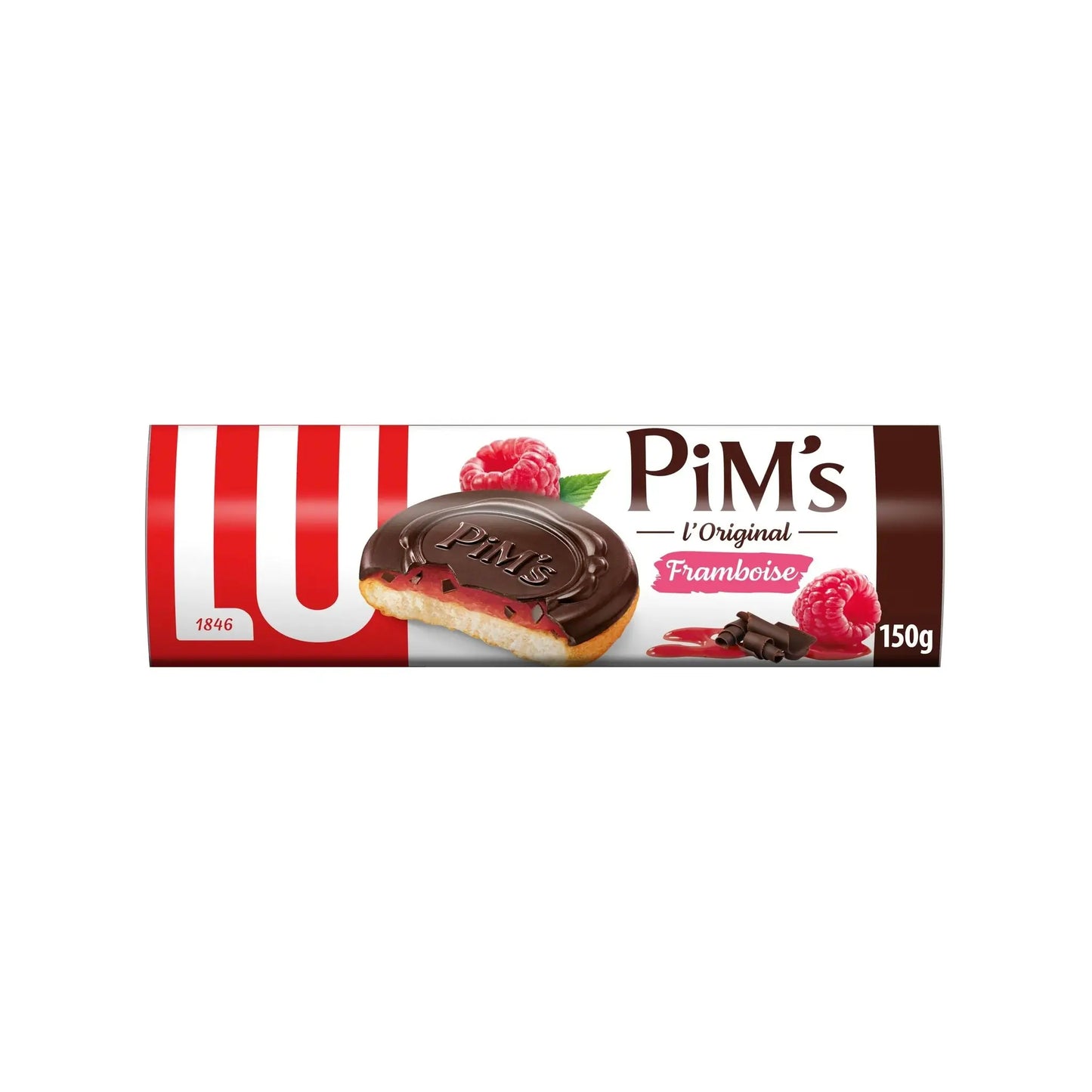 LU PIMS FRAMBOISE BISCUITS RASPBERRY FILLED COOKIES 150g