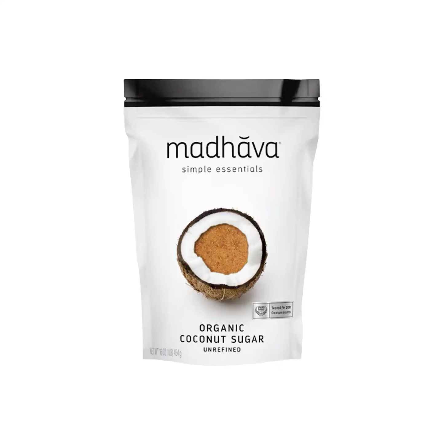 MADHAVA ORGANIC UNREFINED COCONUT SUGAR 16oz
