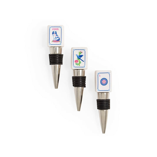 MAHJONG BOTTLE STOPPER, ASSORTED