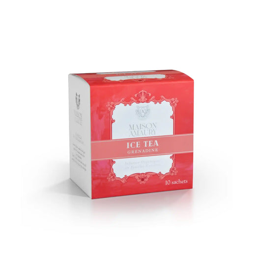 MAISON AMAURY GRENADINE 10 SACHETS ICED TEA 45g