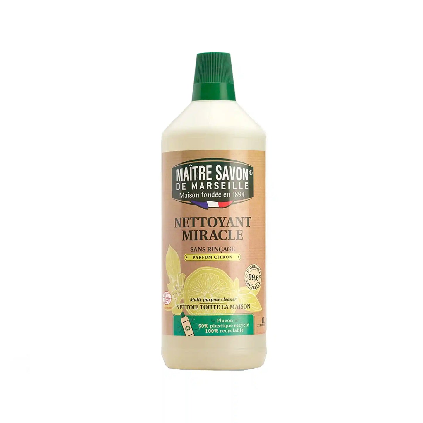 MAITRE SAVON DE MARSEILLE MIRACLE ALL-PURPOSE CLEANER 1L