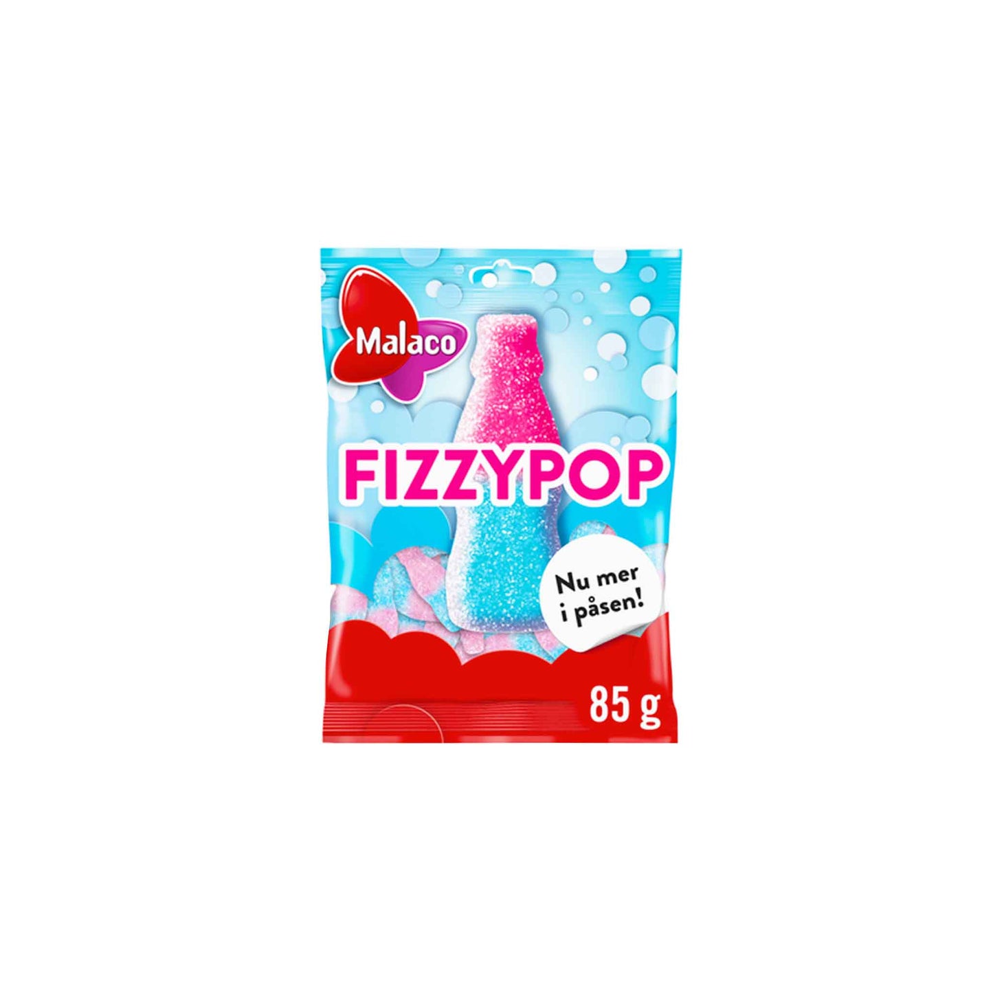 MALACO SWEDISH FIZZYPOP 85g