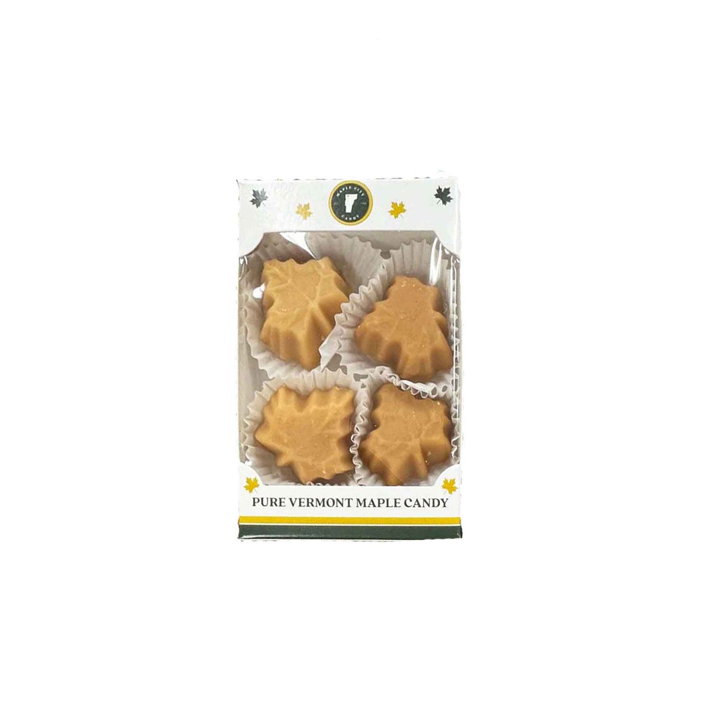 MAPLE CITY VERMONT PURE MAPLE CANDY MAPLE LEAF 4pc