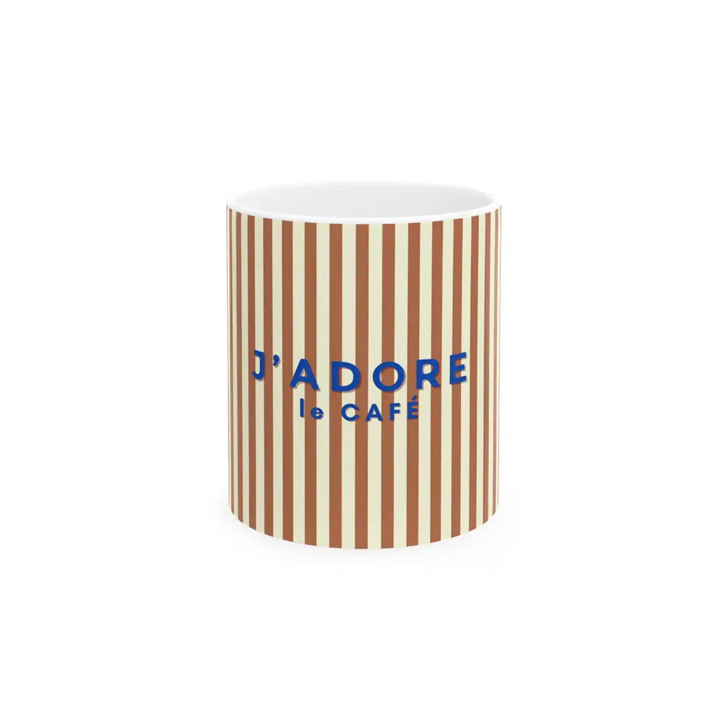 MARA STYLE I LOVE COFFEE MUG - BROWN