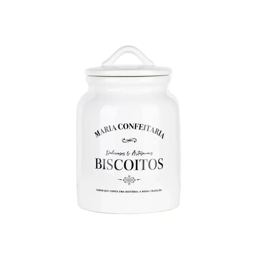 MARIA CONFEITARIA APPLE CINNAMON COOKIES IN CERAMIC JAR 150g