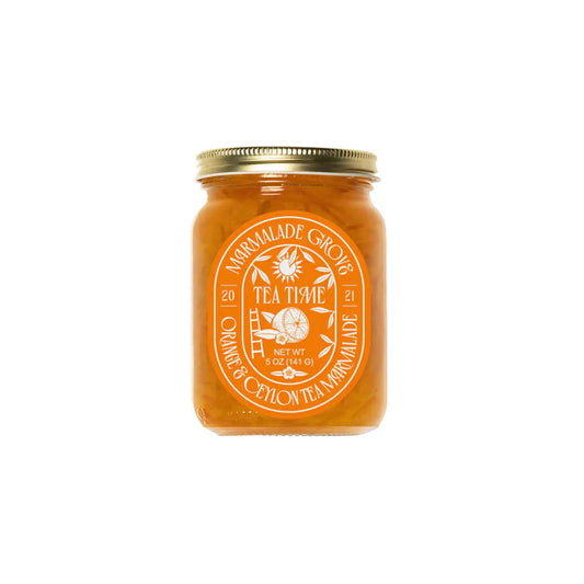 MARMALADE GROVE TEA TIME ORANGE & CEYLON TEA MARMALADE 5oz