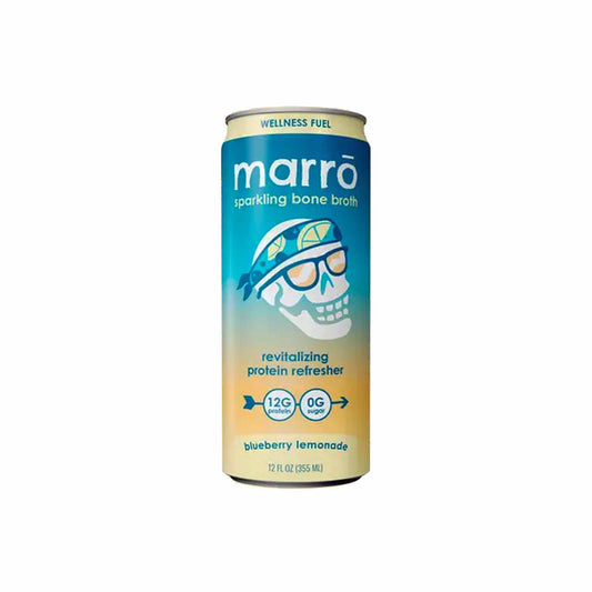 MARRO SPARKLING BONE BROTH BLUEBERRY LEMONADE 12oz