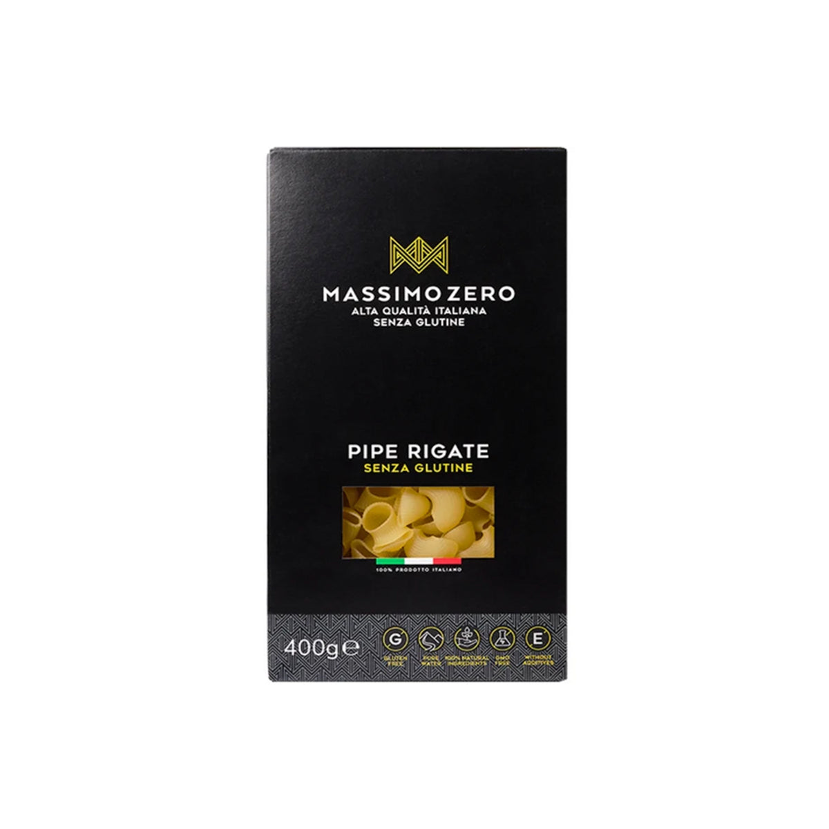 MASSIMO ZERO GLUTEN FREE PIPE RIGATE 400g