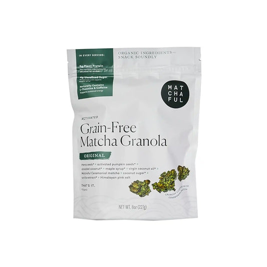 MATCHAFUL GRAIN-FREE MATCHA GRANOLA 8oz