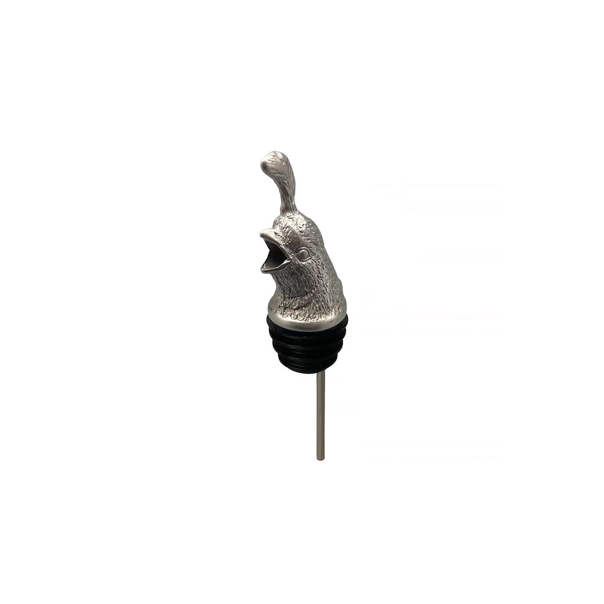 MENAGERIE STAINLESS STEEL WINE POURER QUAIL