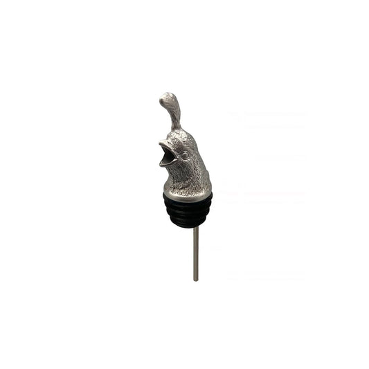 MENAGERIE STAINLESS STEEL WINE POURER QUAIL