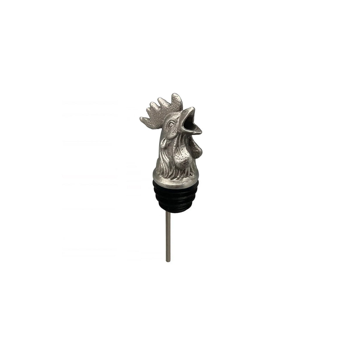 MENAGERIE STAINLESS STEEL WINE POURER ROOSTER