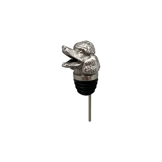 MENAGERIE STAINLESS STEEL WINE POURER POODLE