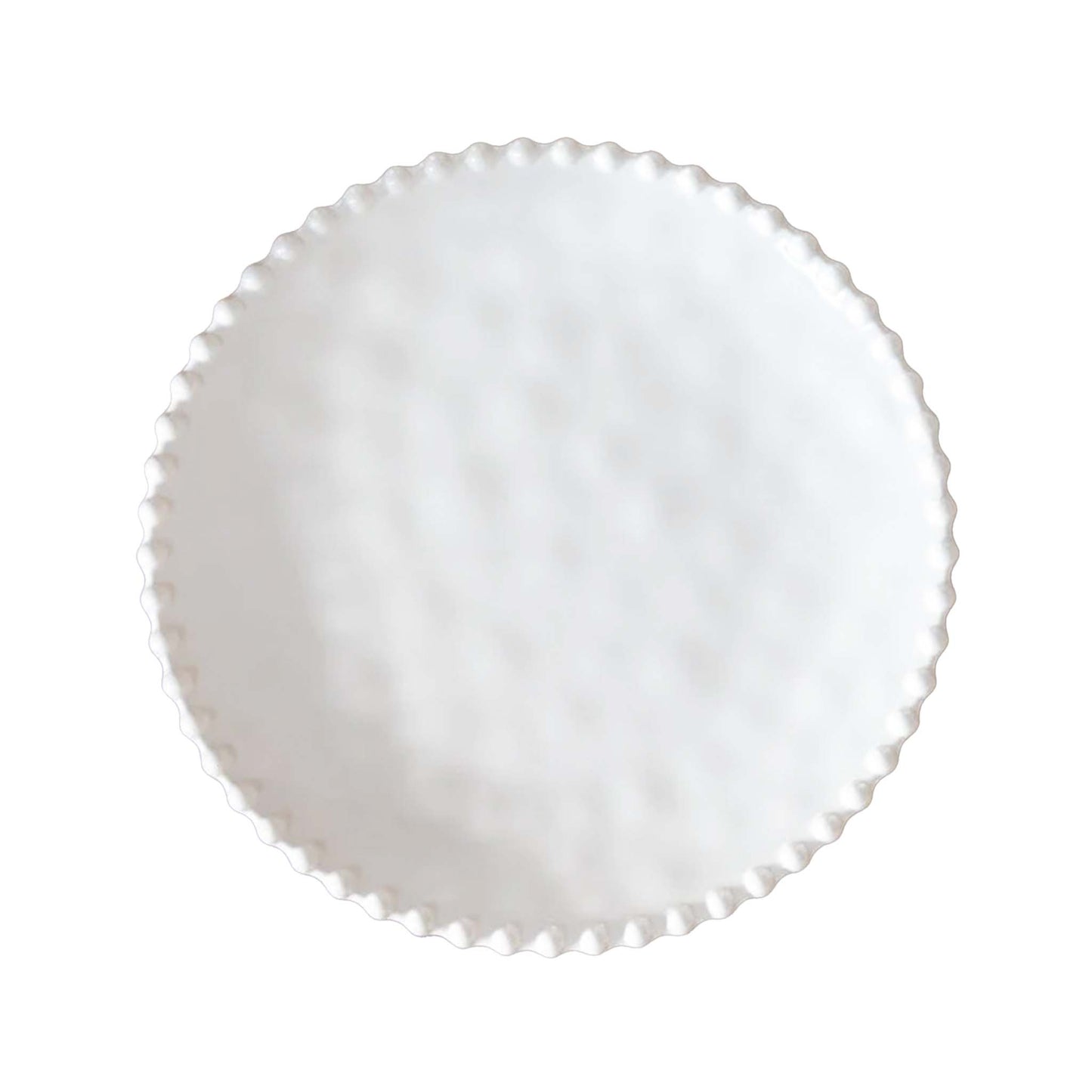 MERRITT DESIGNS BEADED PEARL DINNER PLATE