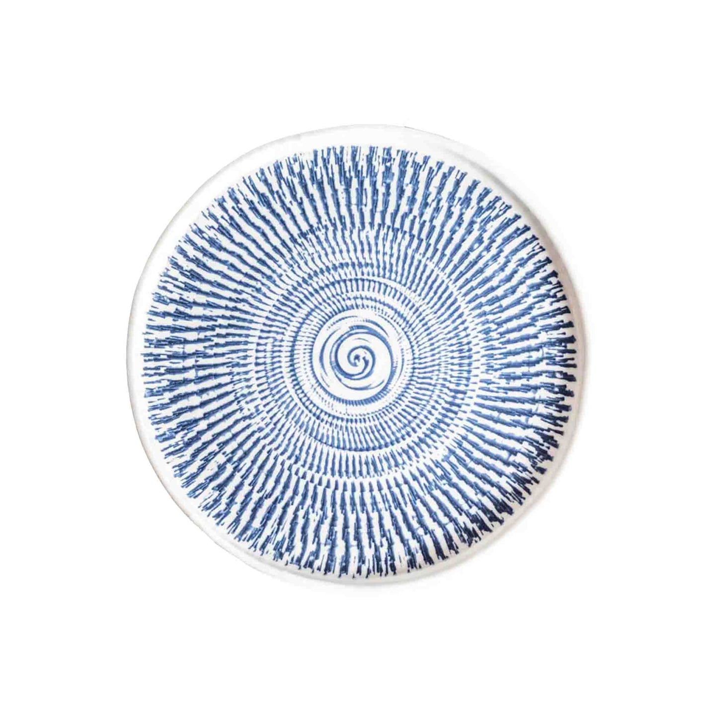 MERRITT DESIGNS TRIBAL BLUE SALAD PLATE