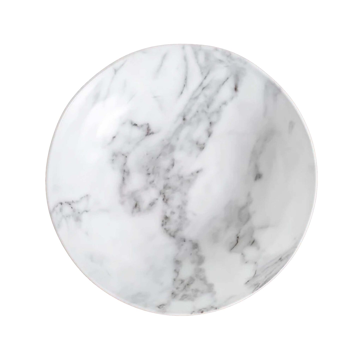 MERRITT DESIGNS WHITE MARBLE DINNER PLATE