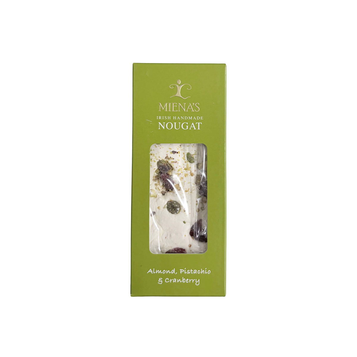 MIENA'S ALMOND PISTACHIO CRANBERRY HANDMADE NOUGAT 120g