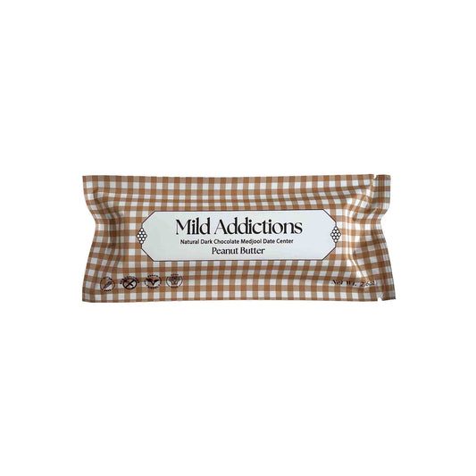 MILD ADDICTIONS PEANUT BUTTER DARK CHOCOLATE WITH MEDJOOL DATE CENTER 2.6oz