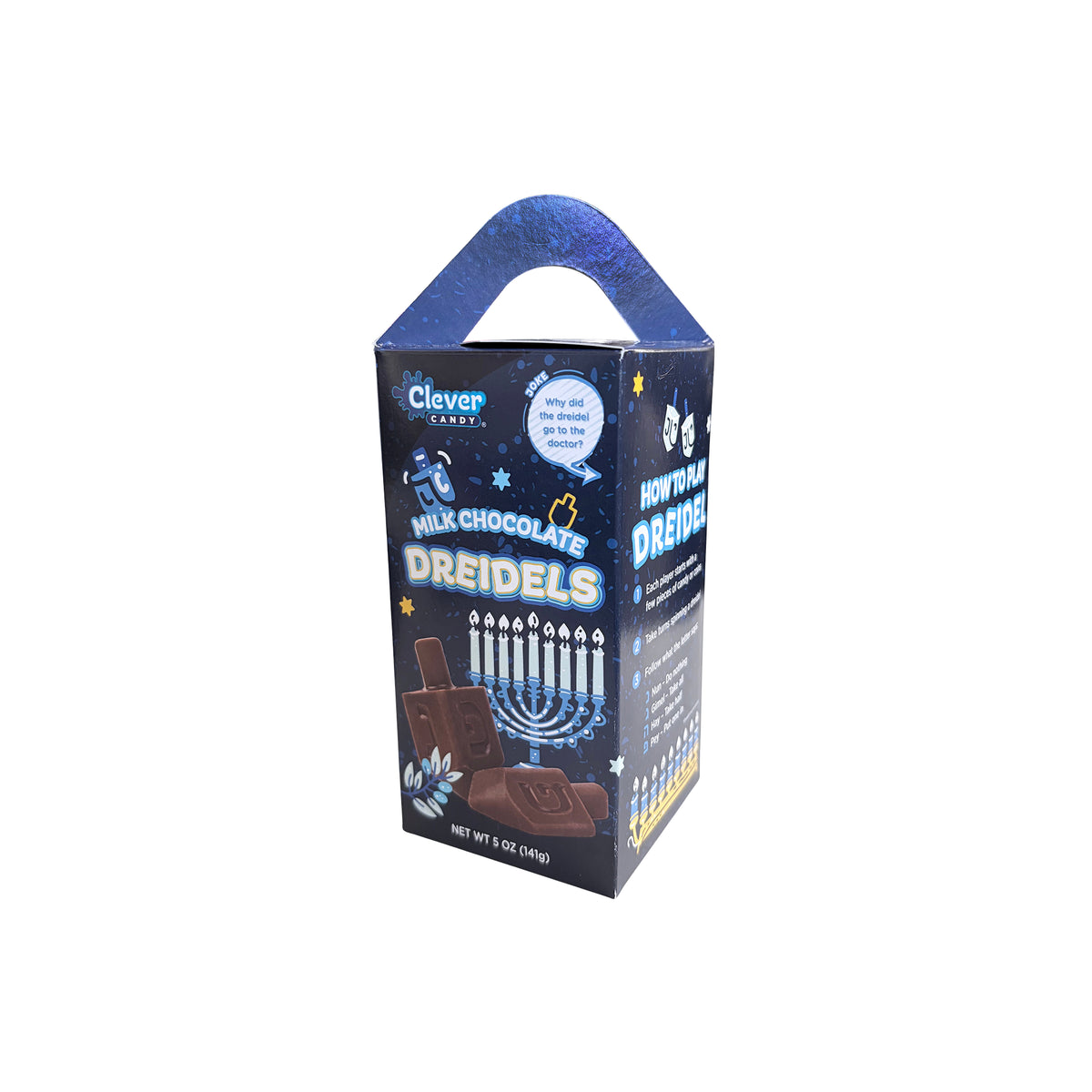 MILK CHOCOLATE DREIDELS 141g