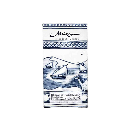 MIRZAM 52% CAMEL MILK WITH EMIRATI HONEYCOMB CHOCOLATE 70g
