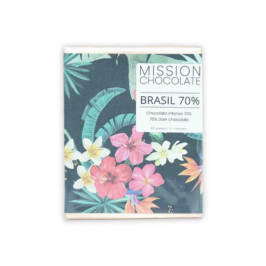 MISSION CHOCOLATE BRASIL 70% DARK CHOCOLATE 60g