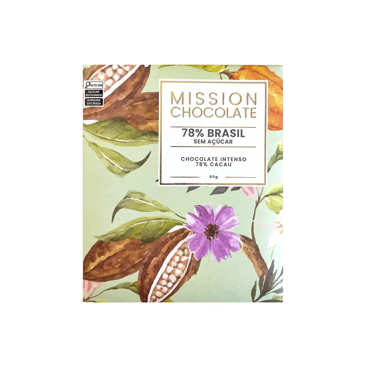 MISSION CHOCOLATE BRASIL 78% CACAU 60g