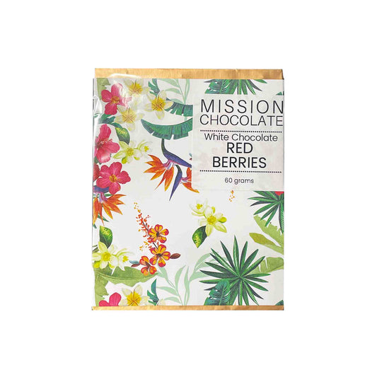 MISSION CHOCOLATE RED BERRIES WHITE CHOCOLATE 60g