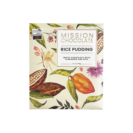 MISSION CHOCOLATE RICE PUDDING WHITE CHOCOLATE WITH CINNAMON 60g