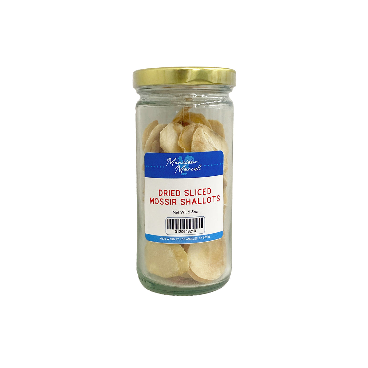 MONSIEUR MARCEL DRIED SLICED MOSSIR SHALLOTS 2.5oz