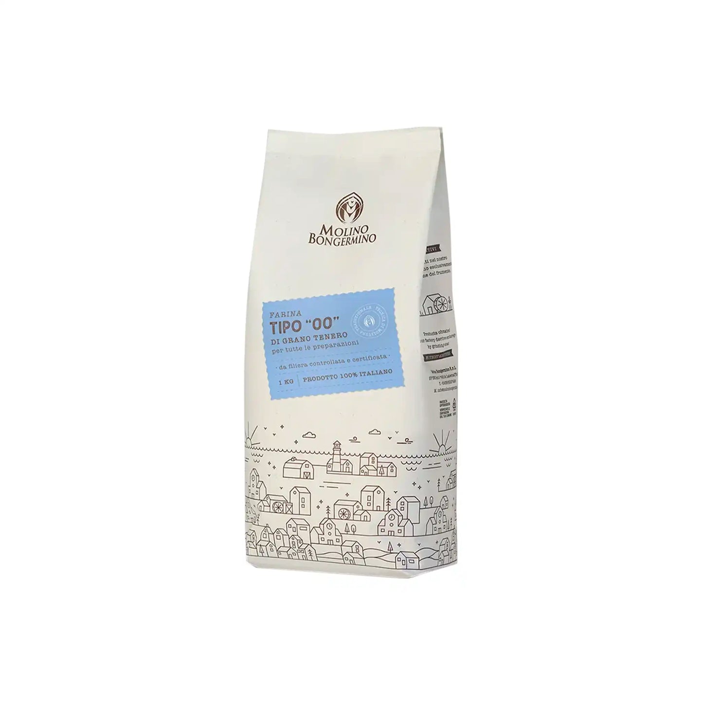 MOLINO BONGERMINO TYPE 00 SOFT WHEAT FLOUR 1kg