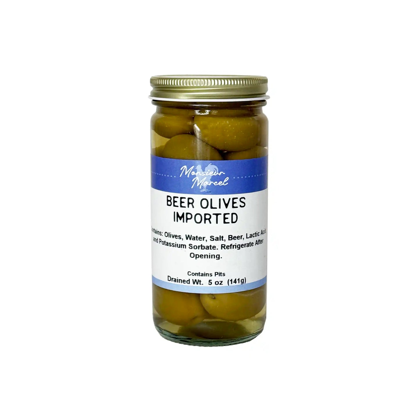 MONSIEUR MARCEL IMPORTED BEER OLIVES 5oz