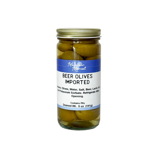 MONSIEUR MARCEL IMPORTED BEER OLIVES 5oz