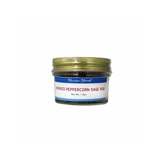 MONSIEUR MARCEL SMOKED PEPPERCORN SAGE RUB 1.5oz