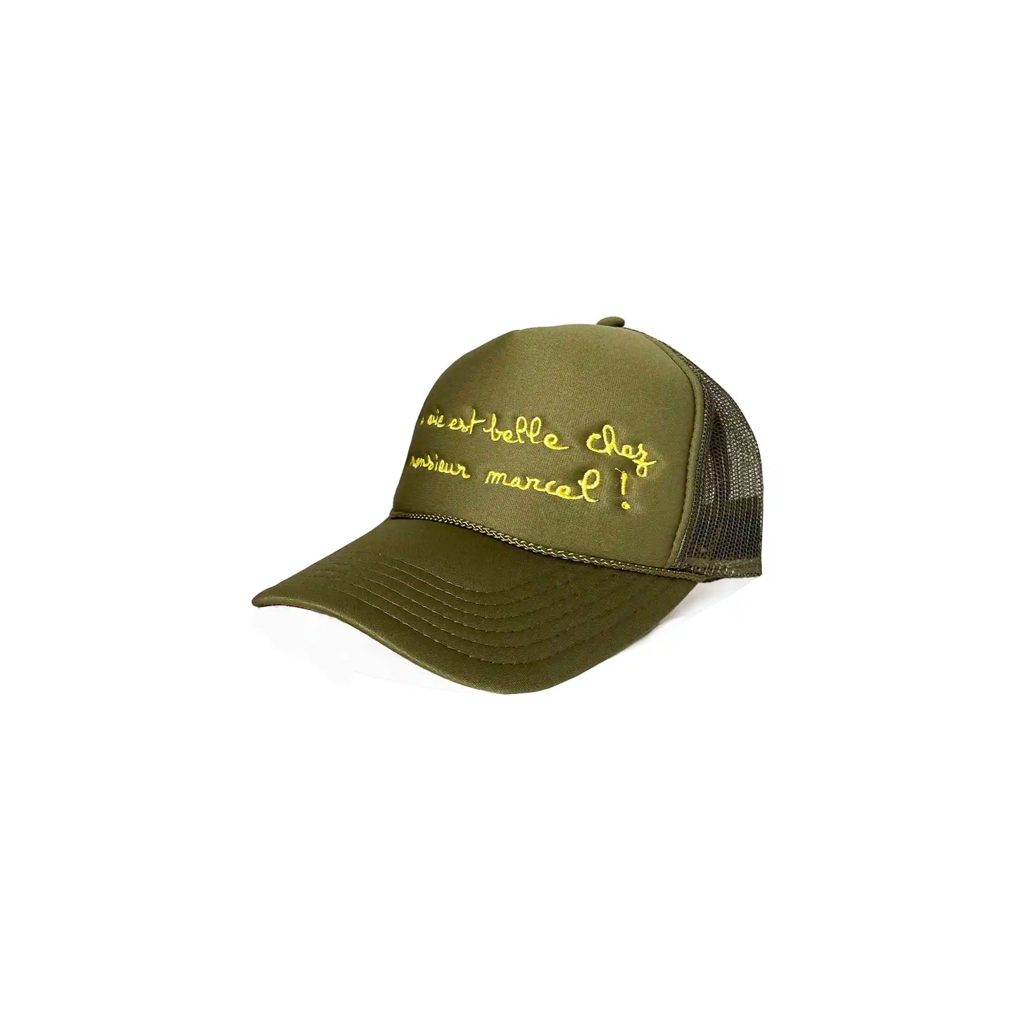 MONSIEUR MARCEL "LA VIE EST BELLE…" TRUCKER HAT