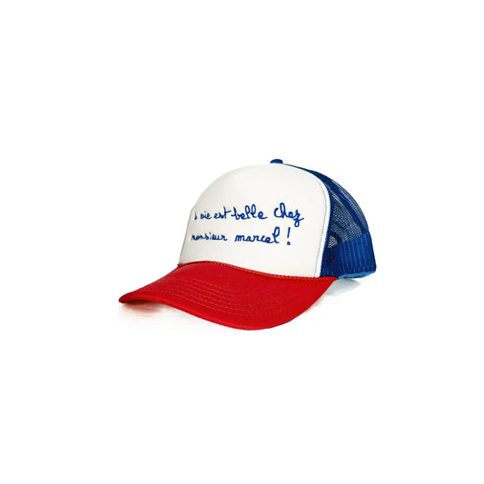 MONSIEUR MARCEL "LA VIE EST BELLE…" TRUCKER HAT